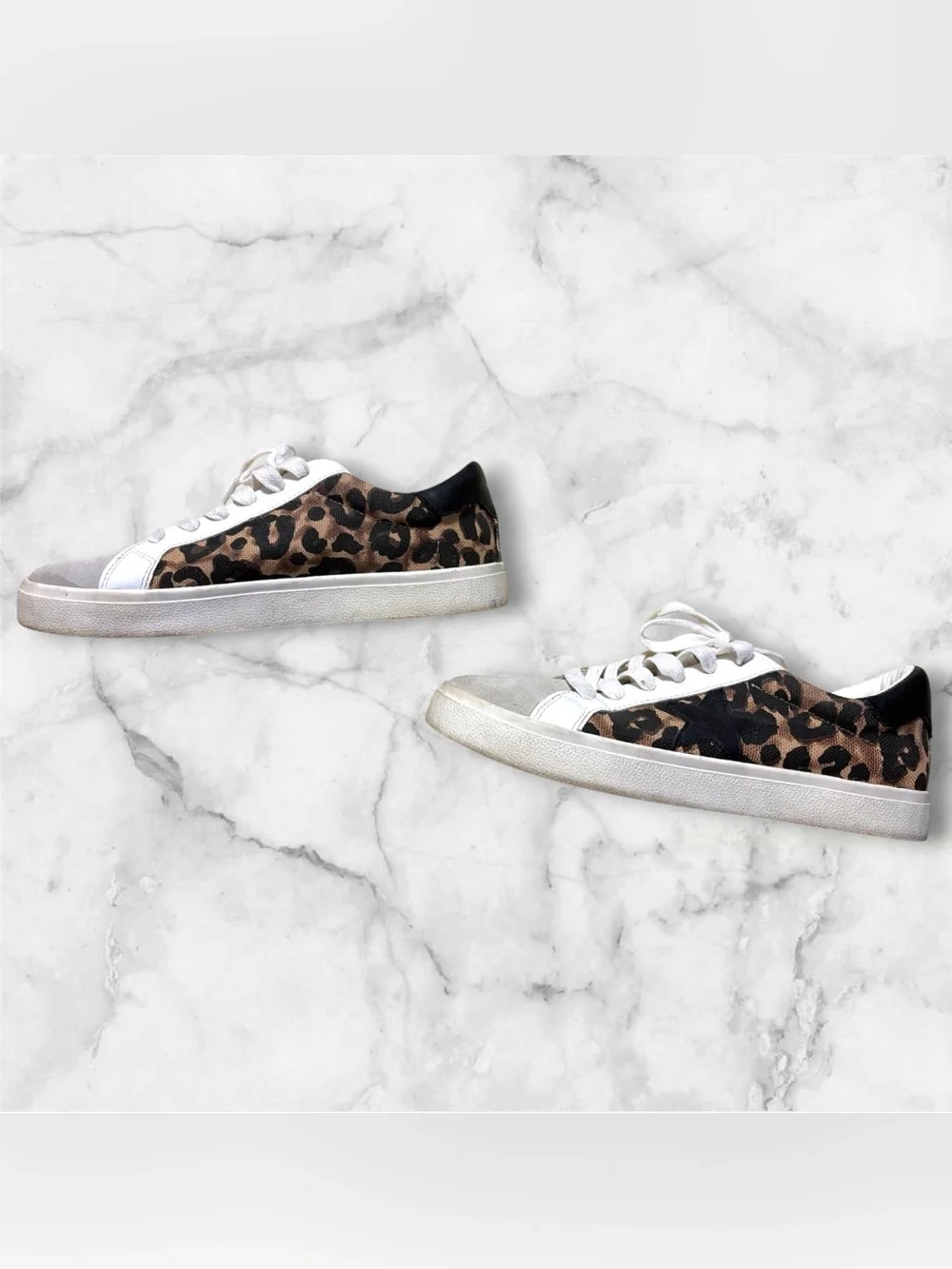 Steve Madden Philip Leopard Print Sneakers